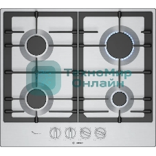 Газовая варочная панель Bosch PCP6A5I90M нержавеющая сталь