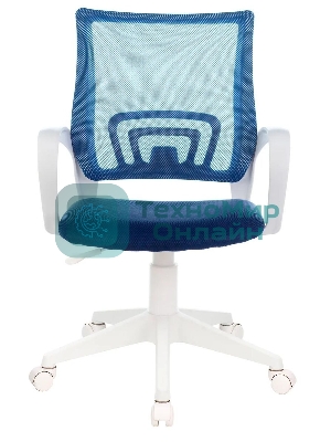 Кресло Бюрократ CH-W695NLT TW-05N TW-10N темно-синий, сетка/ткань, 120 кг, механизм качания
