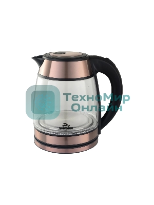 Чайник электрический Добрыня DO-1262 медь, 1.8 л, 1.8кВт