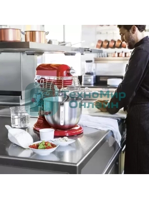 Миксер с подъемной чашей KitchenAid 5KSM7990XEER Professional 6.9 л красный