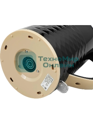 Чайник электрический Centek CT-0025 черный металл 1.8л, 1800W, двойные стенки, кнопка вкл. на ручке