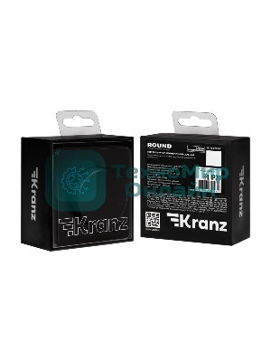 Светорегулятор Kranz KR-78-0732-3 ROUND (диммер) 300Вт с/у оникс
