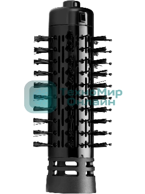 Фен-щётка Hyundai H-HB0110 синий, 1000 Вт, ионизация, 40/50 мм