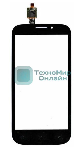 Сенсорное стекло (тачскрин) для Fly IQ4404 Spark, черное