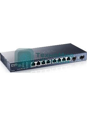 Коммутатор мультигигабитный Smart L3 Lite Zyxel NebulaFlex XMG1915-10E, 8xRJ-45: 1/2.5G, 2xSFP+, бесшумный (без вентилятора)