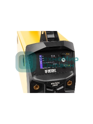 Аппарат инвертор. полуавтомат. сварки Denzel MultiMIG-200DP Synergy Double Pulse, 200 А, ПВ 80%