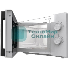Микроволновая печь Gorenje MO20E1WH белый, 20 л, 800 Вт, переключатели - поворотный механизм