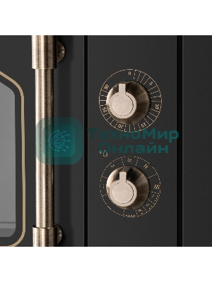 Встраиваемая микроволновая печь Maunfeld JBMO.20.5ERBG 20 л, 700 Вт, переключатели - поворотный механизм