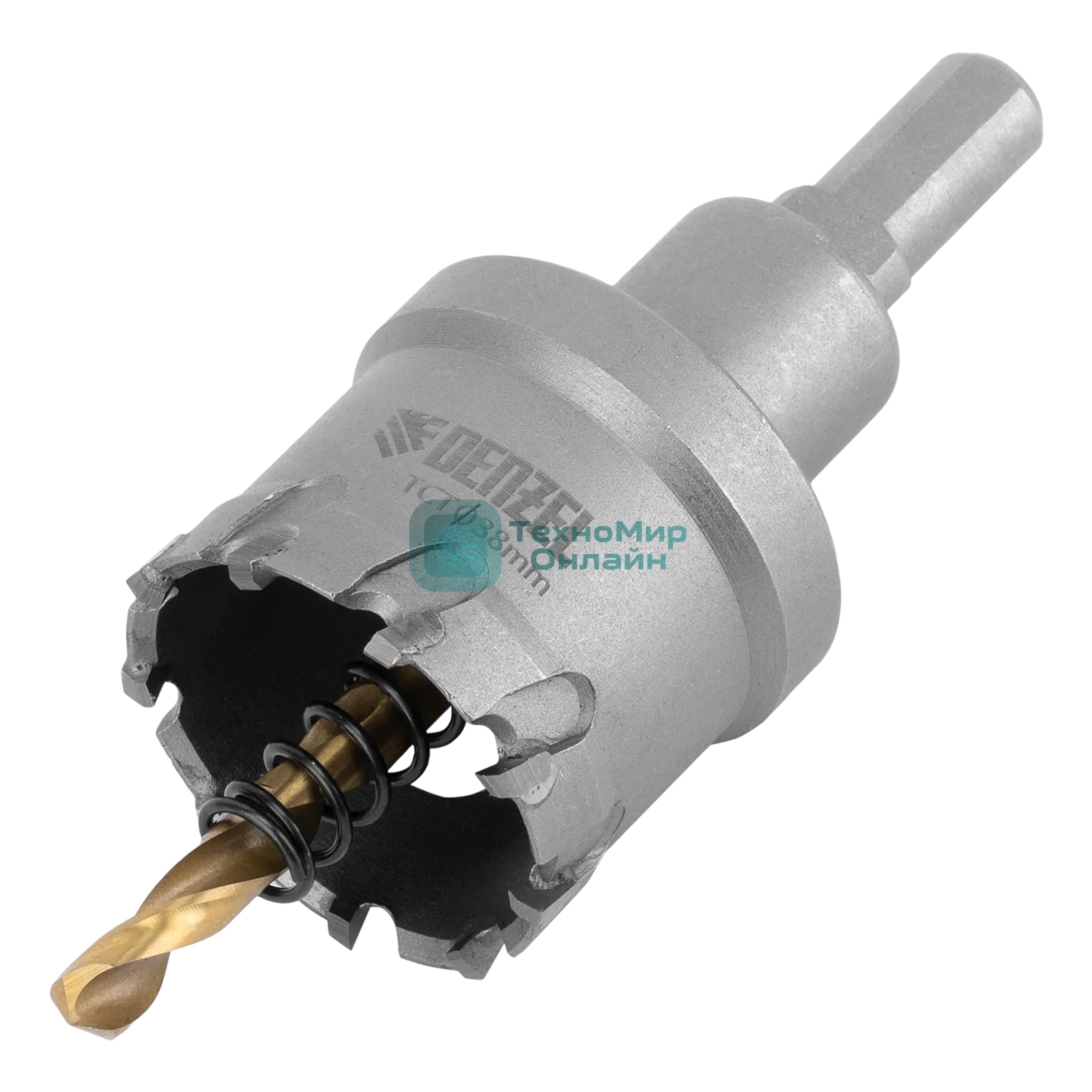 Коронка по металлу Denzel твердосплавная, 38 мм