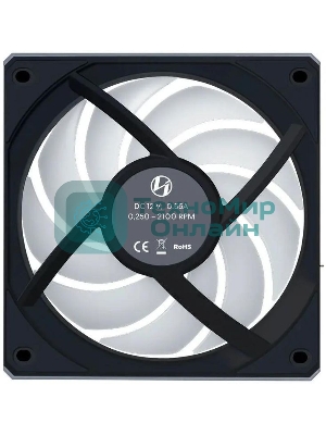 Вентилятор для корпуса Lian-Li Uni Fan CL Wireless 120 Reverse ARGB 124х120x28 черный 4-pin 30.8дБ (G99.12RCL1W1B.R0) Ret