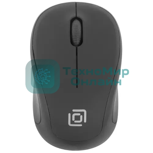 Мышь беспроводная Oklick 665MW черный, 1000 dpi, радиоканал, USB, кнопки - 3