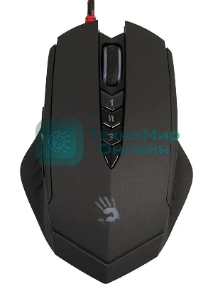 Мышь проводная A4Tech Bloody V8M Max черный, 12000 dpi, USB, кнопки - 10