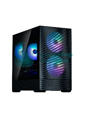 Компьютерный корпус ZALMAN P30 AIR, MATX, BLACK, WINDOW, 2xCombo (3.5'' or 2.5''), 3x2.5