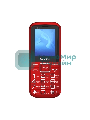 Мобильный телефон Maxvi B21ds up красный