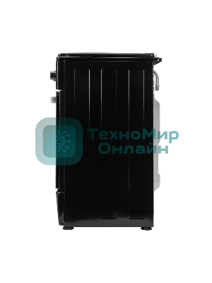 Плита газовая Kraft KF-FSK5301GbL черный, конфорок 4 газовых, духовка 58 л, 50 см x 85.5 см x 55.6 см