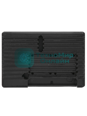Корпус Qumo Aluminum case with black fan, Raspberry Pi 4, black(RS022)