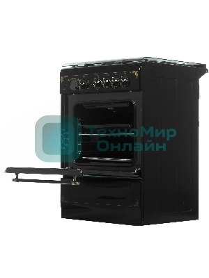 Плита газовая Gefest ПГ 6100-03 0179 черный, конфорок 4 шт, духовка 52 л, 60 см x 85 см x 60 см