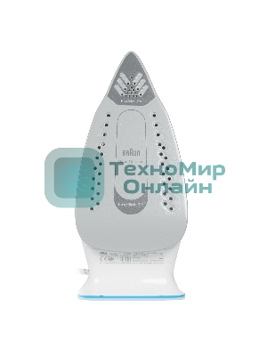 Утюг Braun SI3053BL голубой/белый, 2400 Вт, 45 г/мин, 170 г/мин, 270 мл