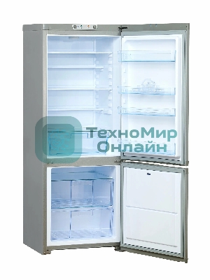 Холодильник DON R-280 MI металлик искристый двухкамерный 200/90л морозилка снизу