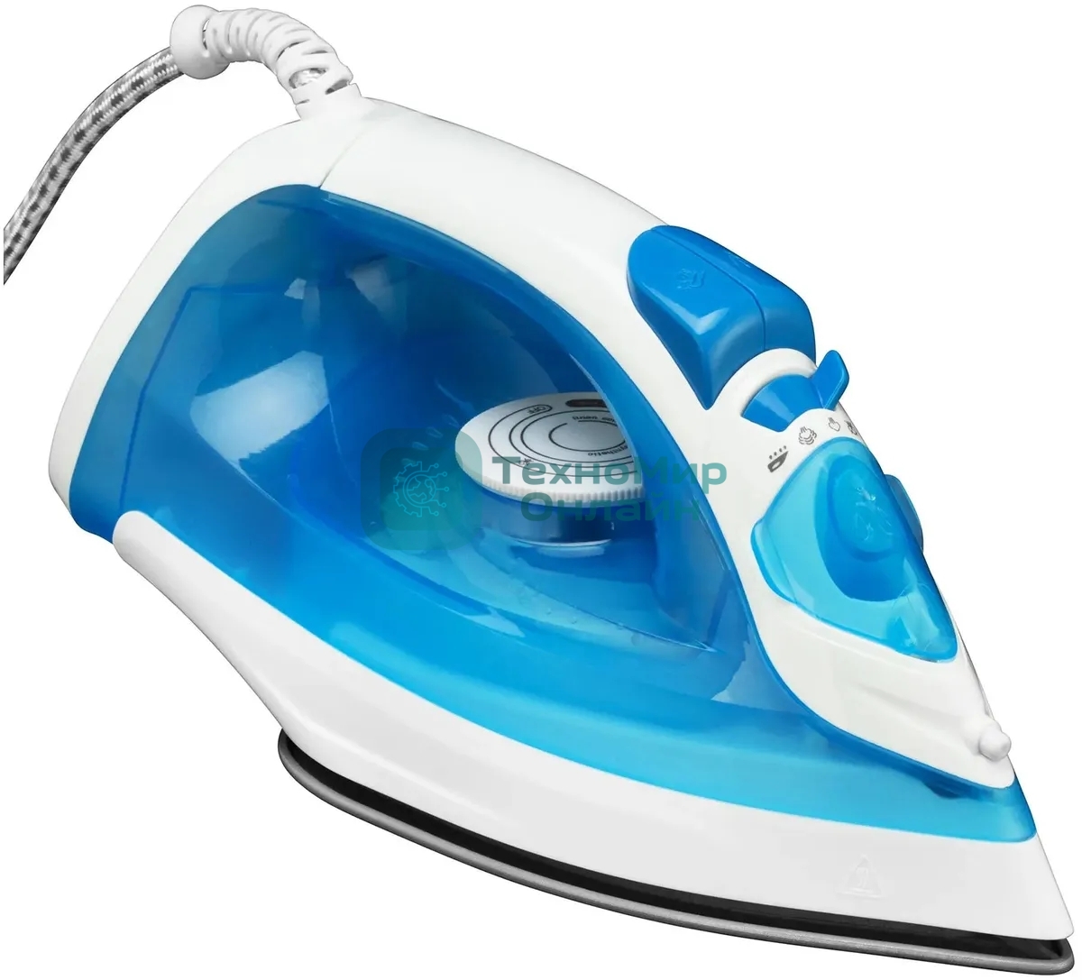 Утюг Starwind SIR2045 1800 Вт голубой/белый