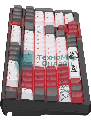 Клавиатура A4Tech Bloody S98 Naraka BLMS Plus проводная, USB Type-A, чёрный/красный