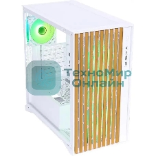 Компьютерный корпус Aerocool/Formula TimberLine T0 белый без БП mATX 6x120мм 6x140мм 2xUSB3.0 audio