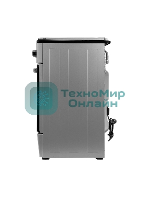 Плита комбинированная Kraft KF-FSK5302ES серый, конфорок 4 газовых, духовка 58 л, 50 см x 85.5 см x 55 см