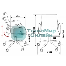 Кресло Бюрократ CH-993-Low/Camel светло-коричневый, экокожа