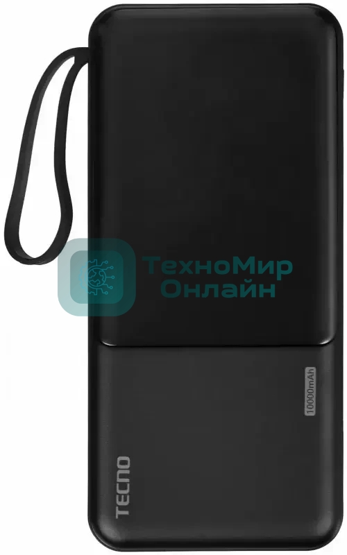 Портативный аккумулятор Tecno OnGO L101 10000mAh 12W 2.4A 2xUSB-A/USB-C черный