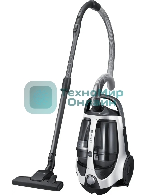 Пылесос Samsung VCC8835V37/XEV белый, 430/2200 Вт, уборка сухая, пылесборник контейнер 2 л