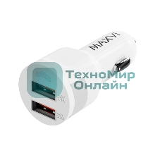 Автомобильное зарядное устройство Maxvi CCM-522 белый 5.2A