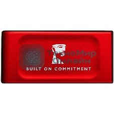 Внешний SSD Kingston XS1000, 2TB, USB 3.2 Gen 2 Type-C, R/W 1050/1000, красный