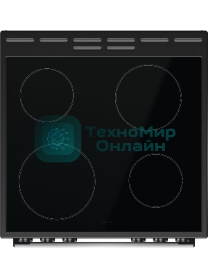 Плита электрическая Gorenje GEC6A11SG серый, конфорок 4 электрических, духовка 65 л, 60 см x 85 см x 60 см