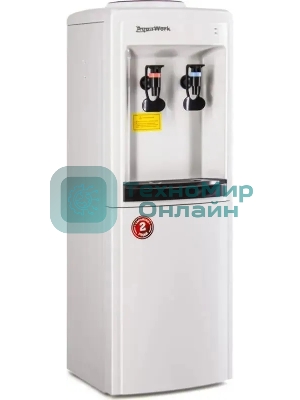 Кулер Aqua Work 0.8-LWR напольный, белый/черный