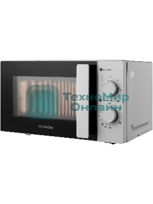 Микроволновая печь Hyundai HYM-M2090 белый, 20 л, 700 Вт, переключатели - поворотный механизм