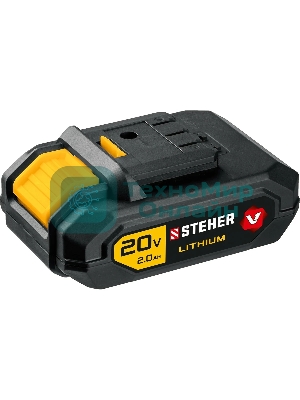 Дрель-шуруповерт аккумуляторная STEHER CDB-200-1, Аккумуляторная, 20В, Кейс