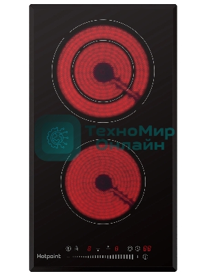 Электрическая варочная поверхность Hotpoint HR 3O4 BAS, независимая, черный