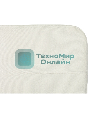 Кресло компьютерное Бюрократ Triest Fabric молочный Velvet 20 крестов. металл черный