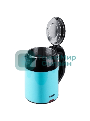 Чайник электрический BBK EK1709P черный/бирюзовый