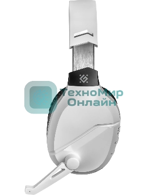 Гарнитура Defender Phantom Pro белый, беспроводная + проводная, Bluetooth, USB / mini jack 3.5 мм