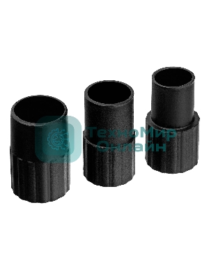 Комплект адаптеров Denzel для подключения пылесоса к электроинструменту 32-35-38 мм