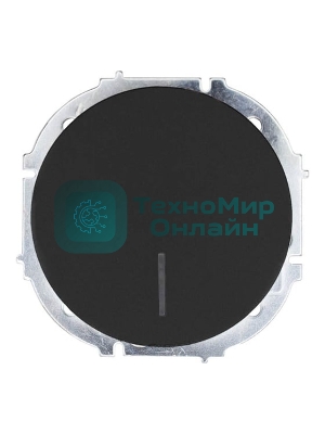 Выключатель 1-кл. СП OSEN 10А IP20 с подсветкой механизм черный бархат LEZARD 743-4288-111