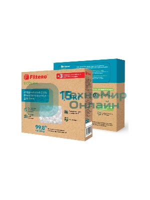 Специальная соль гранулированная Filtero ECOline 1,5 кг + 3 таб., 726