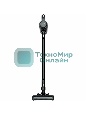 Пылесос вертикальный Gorenje SVC216FMLBKII черный, питание от аккумулятора, 25 Вт, уборка сухая, пылесборник 0.5 л, работа от АКБ max - 45 мин