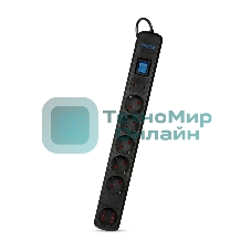 Сетевой фильтр Smartbuy (SBSP-30K-Pro) - 6 роз х3,0 м - черный