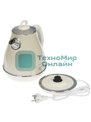 Чайник электрический Ariete Vintage 2869/03 2000 Вт, 1.7 л, бежевый