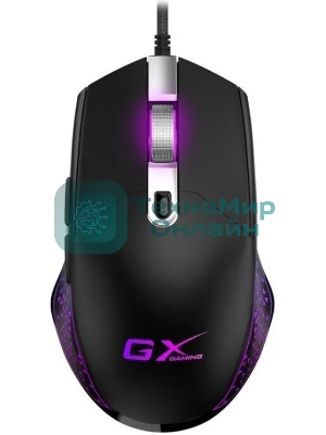 Мышь проводная Genius Scorpion M705 черный, 7200 dpi, USB, кнопки - 6