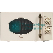 Микроволновая печь Midea MG820CJ9-I2 бежевый, 20 л, 800 Вт, переключатели - поворотный механизм