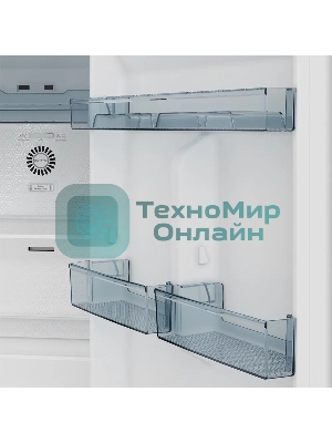 Холодильник Hitachi HRTN6443SUCS черный двухкамерный 315/94л морозилка сверху