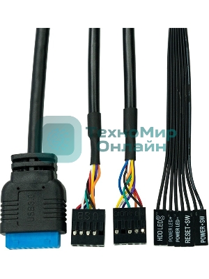 Компьютерный корпус XASTRA A305M 3FRGb Black mATX/Mesh/ tempered glass / 2x140мм + 1x120мм FRGb fans/ A305M-2FC14F-1FC12F